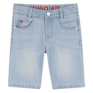 Hugo Childrens/Kids 677 Denim Shorts / Bleach
